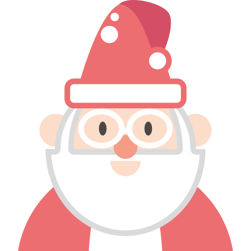 papá noel icono gratis