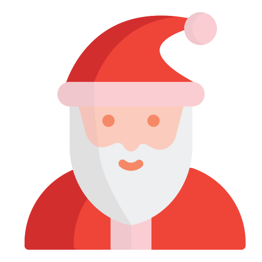 papá noel icono gratis