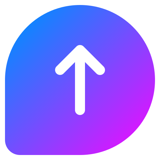 Upload Generic Flat Gradient icon