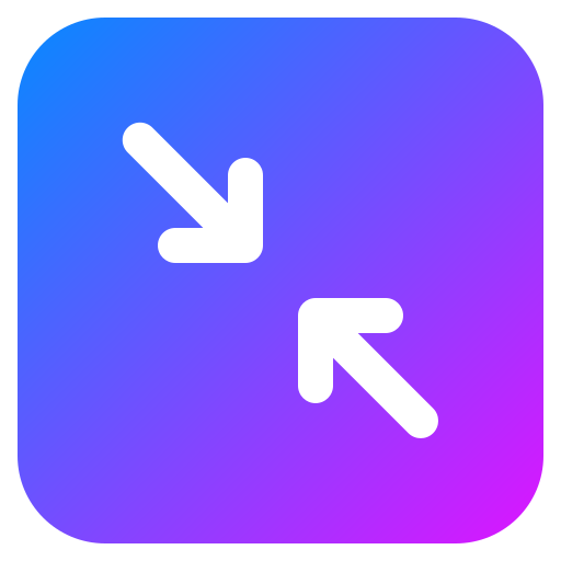 Resize Generic Flat Gradient icon