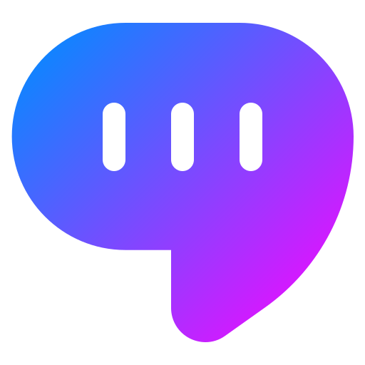 Chat Generic Flat Gradient Icon