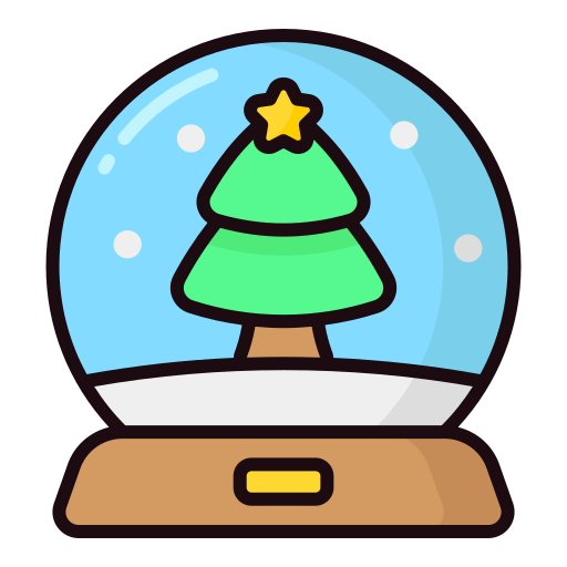 Snow globe Generic Outline Color icon