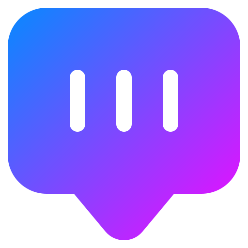 Chat Generic Flat Gradient icon