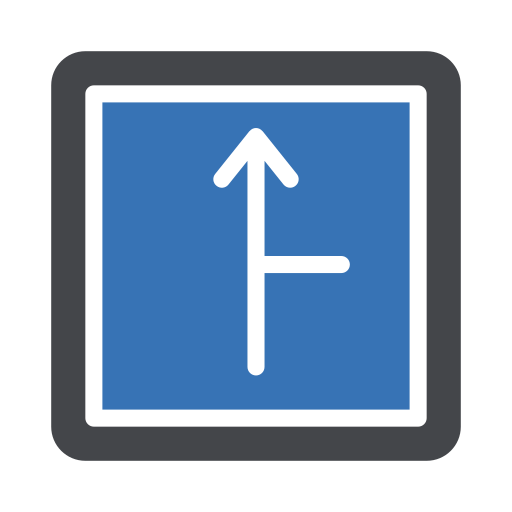Traffic sign free icon