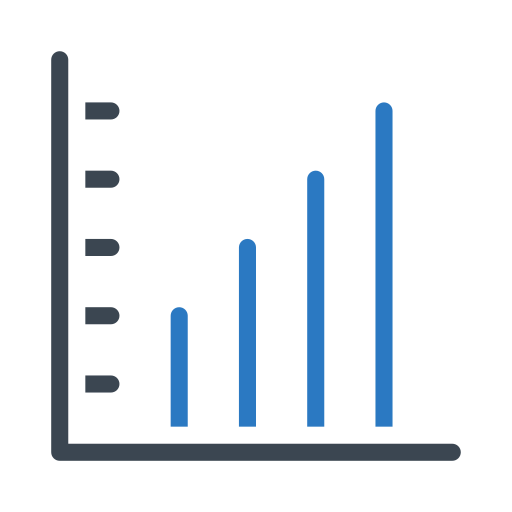 gráfico de linea icono gratis