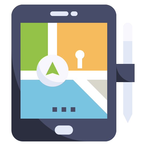 geographisches positionierungs system kostenlos Icon