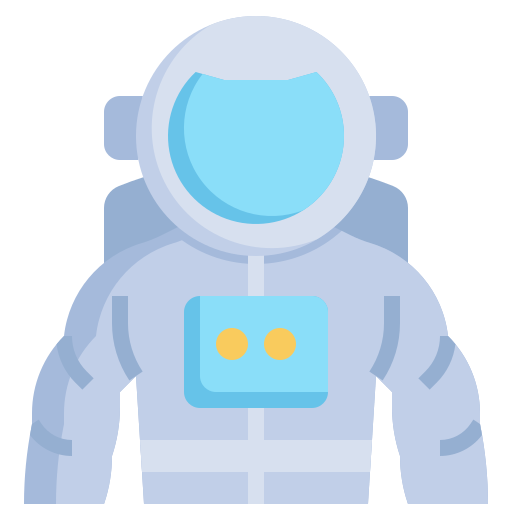 Astronaut Surang Flat icon