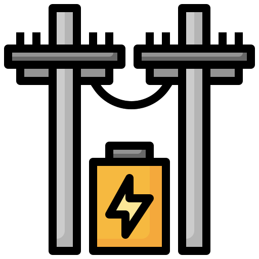 poste electrico icono gratis