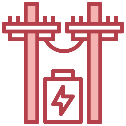 poste electrico icono gratis