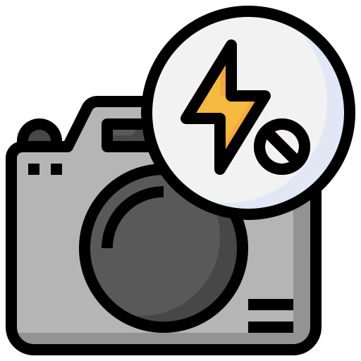 flash apagado icono gratis