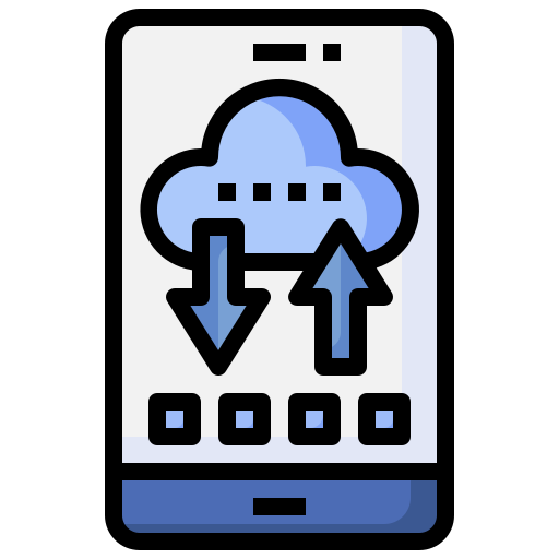 sincronización en la nube icono gratis