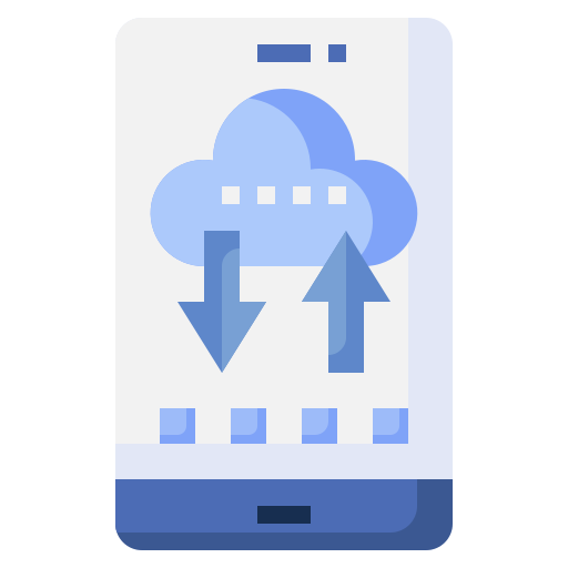 sincronización en la nube icono gratis