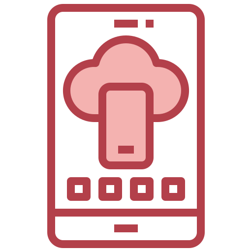 sincronización móvil icono gratis