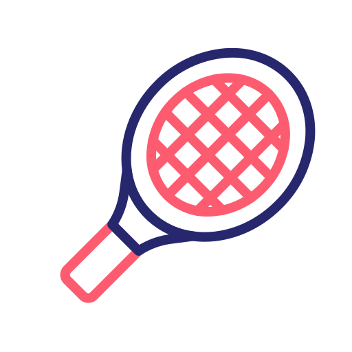 Racket Generic Outline Color icon