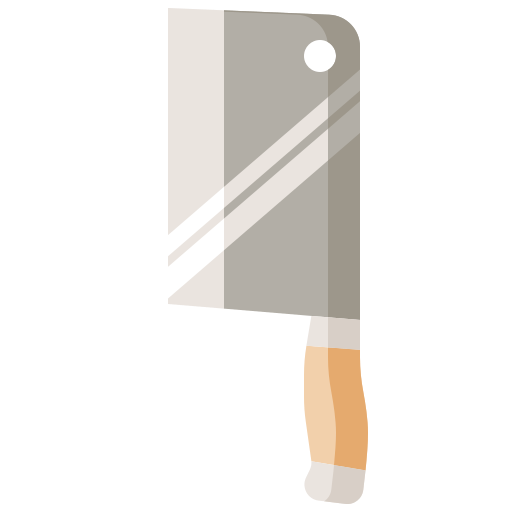 cuchillo de carnicero icono gratis