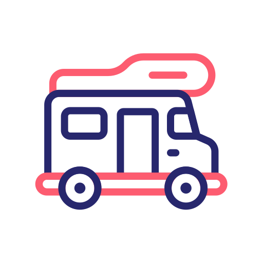 autocaravana icono gratis