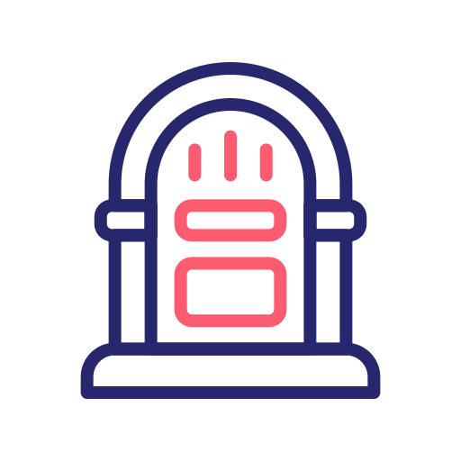 tocadiscos tragamonedas icono gratis