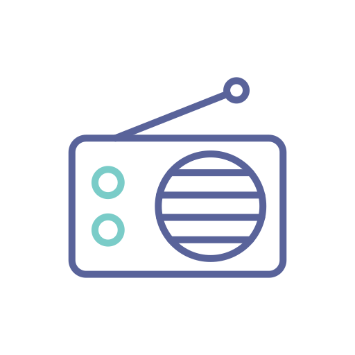 rádio grátis ícone
