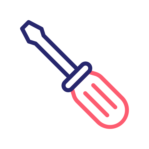 Screwdriver Generic Outline Color icon