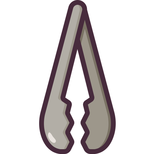 Tongs Generic Outline Color icon