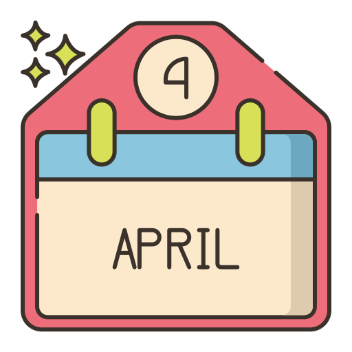 April Flaticons Lineal Color Icon