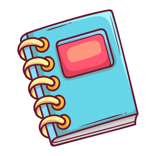 Note book Stickers - Free business Stickers