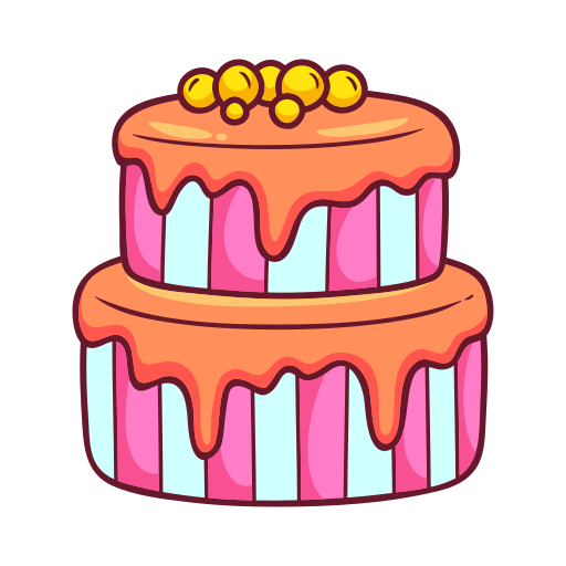 Stickers de Pastel de cumpleaños - Stickers de comida y restaurante gratis