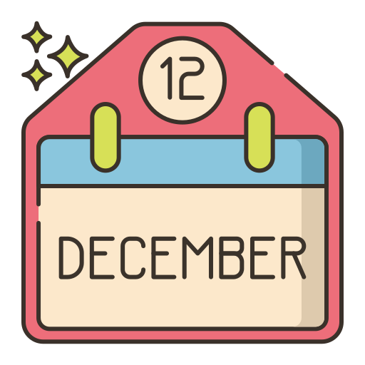 December Flaticons Lineal Color icon