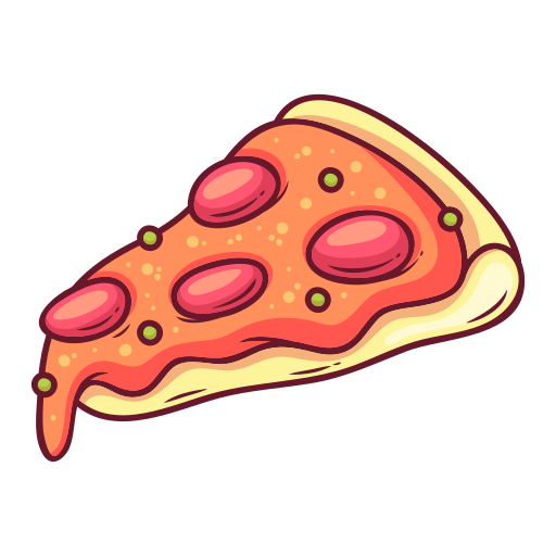 pizza gratis sticker