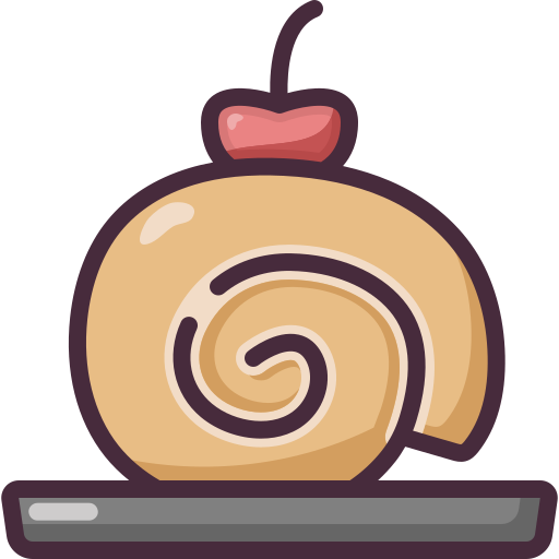 roll-cake-generic-outline-color-icon