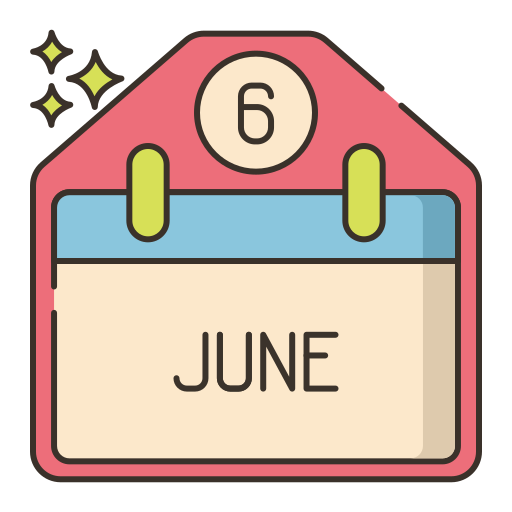 June Flaticons Lineal Color icon