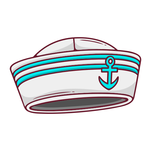 sombrero de marinero gratis sticker