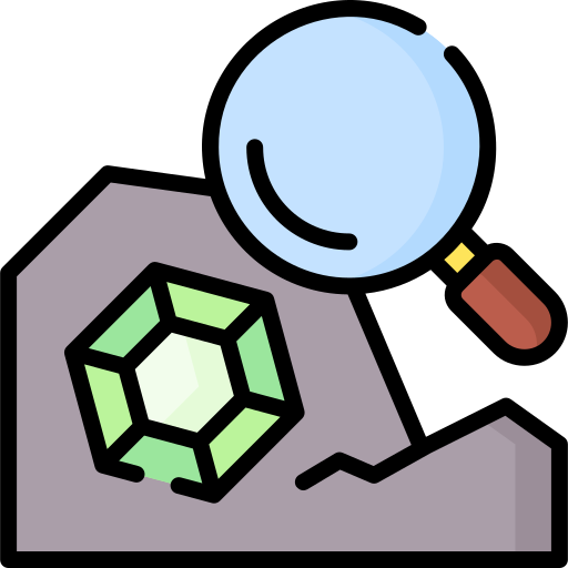 mineralogía icono gratis