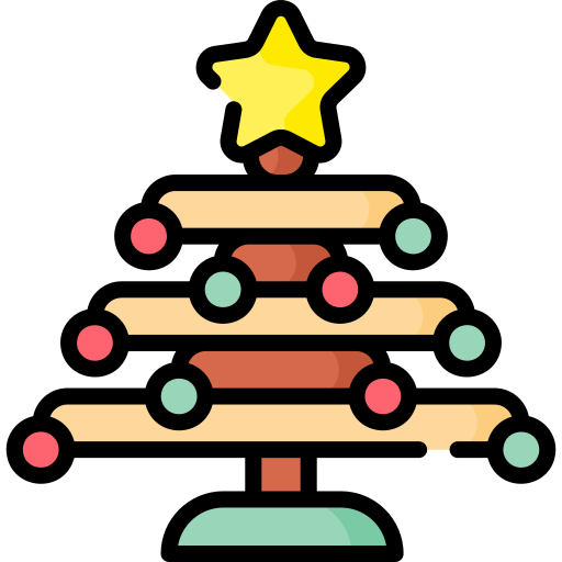 árbol de navidad icono gratis