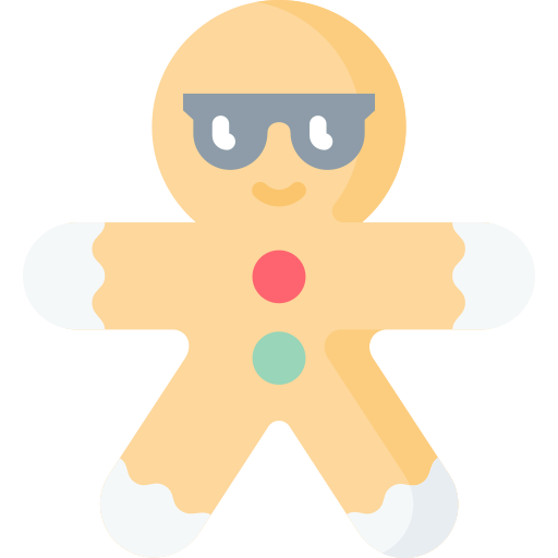 boneco de gengibre grátis ícone boneco de gengibre grátis ícone
