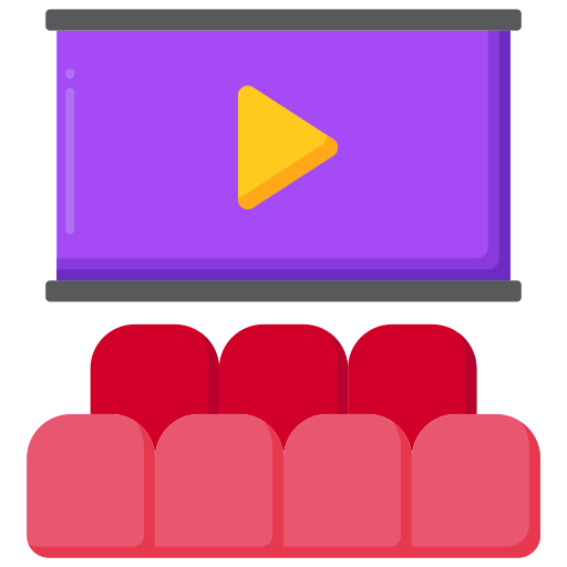 pantalla de cine icono gratis