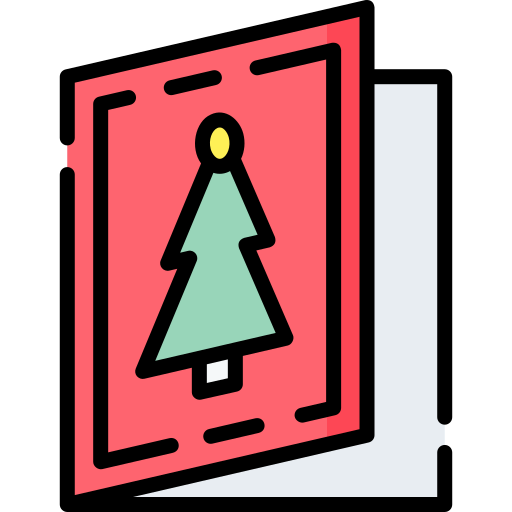 tarjeta de navidad icono gratis