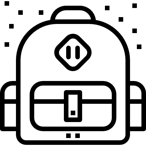 Backpack free icon