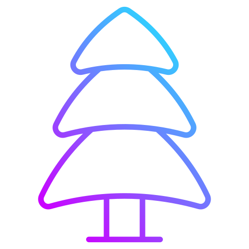 árbol de navidad icono gratis