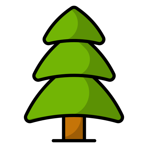 árbol de navidad icono gratis