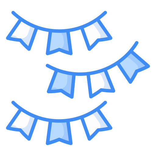 guirnaldas icono gratis