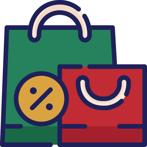 Shopping bags Generic Outline Color icon