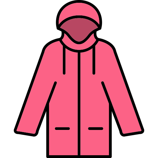 Raincoat Generic Thin Outline Color icon