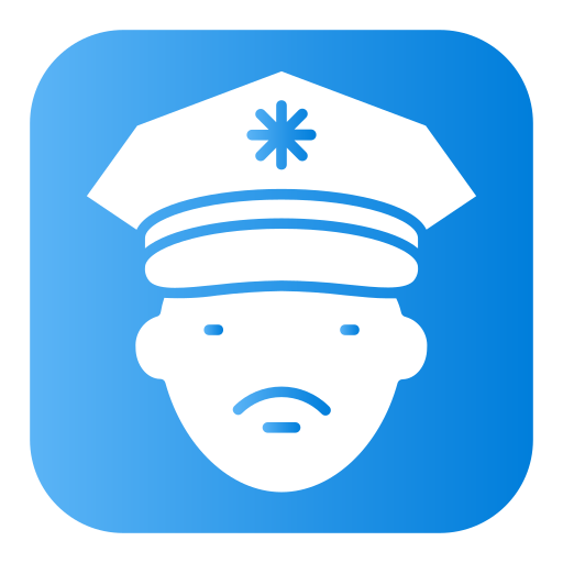 policía icono gratis