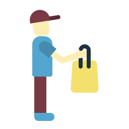livreur Icône gratuit livreur Icône gratuit