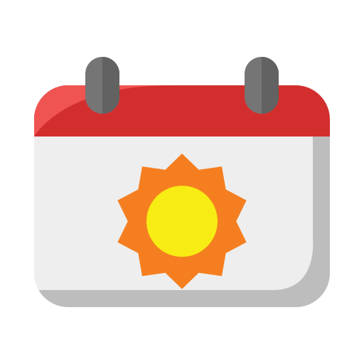 Summer - Free time and date icons