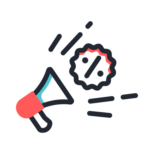 Product promotion free icon
