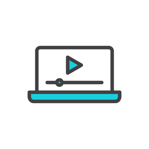 reproductor de video icono gratis