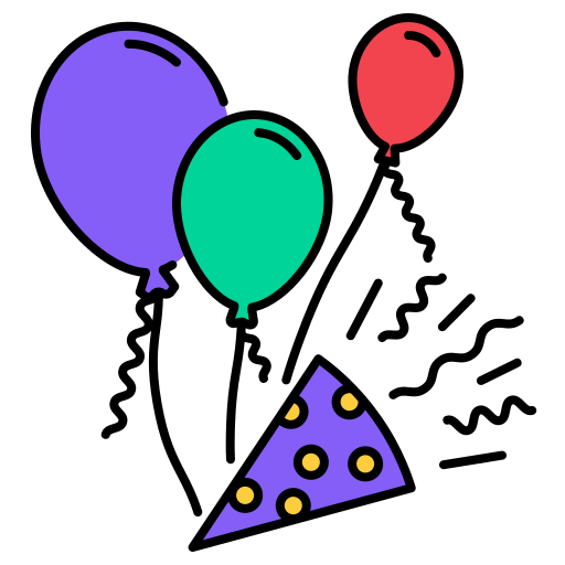 Balloon free icon Balloon free icon