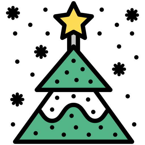 árbol de navidad icono gratis